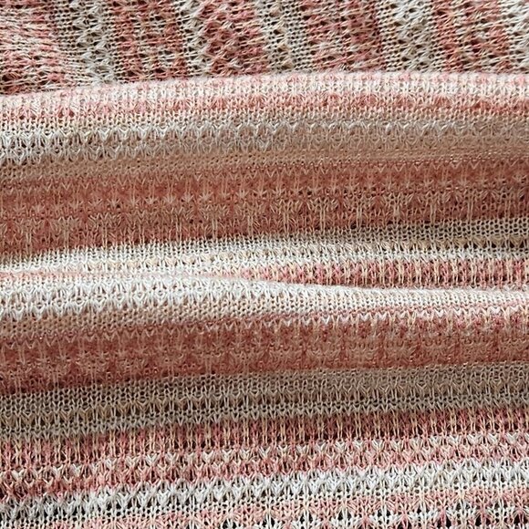 Top Womens M Lot of 2 Bobeau Anthropologie Maronie Multicolor SS Stripes Boho - Picture 8 of 16